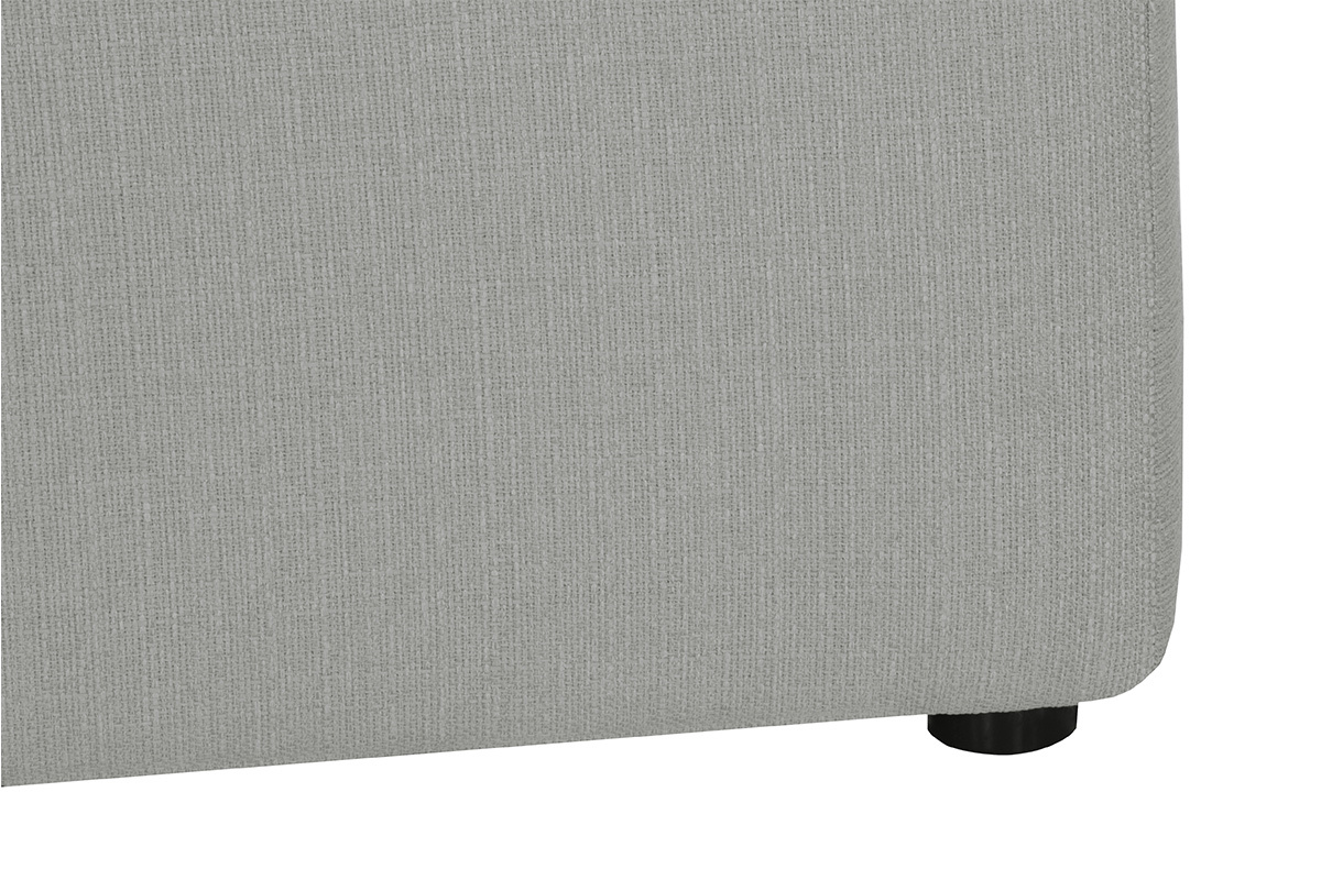 Angle de canap design tissu gris MODULO