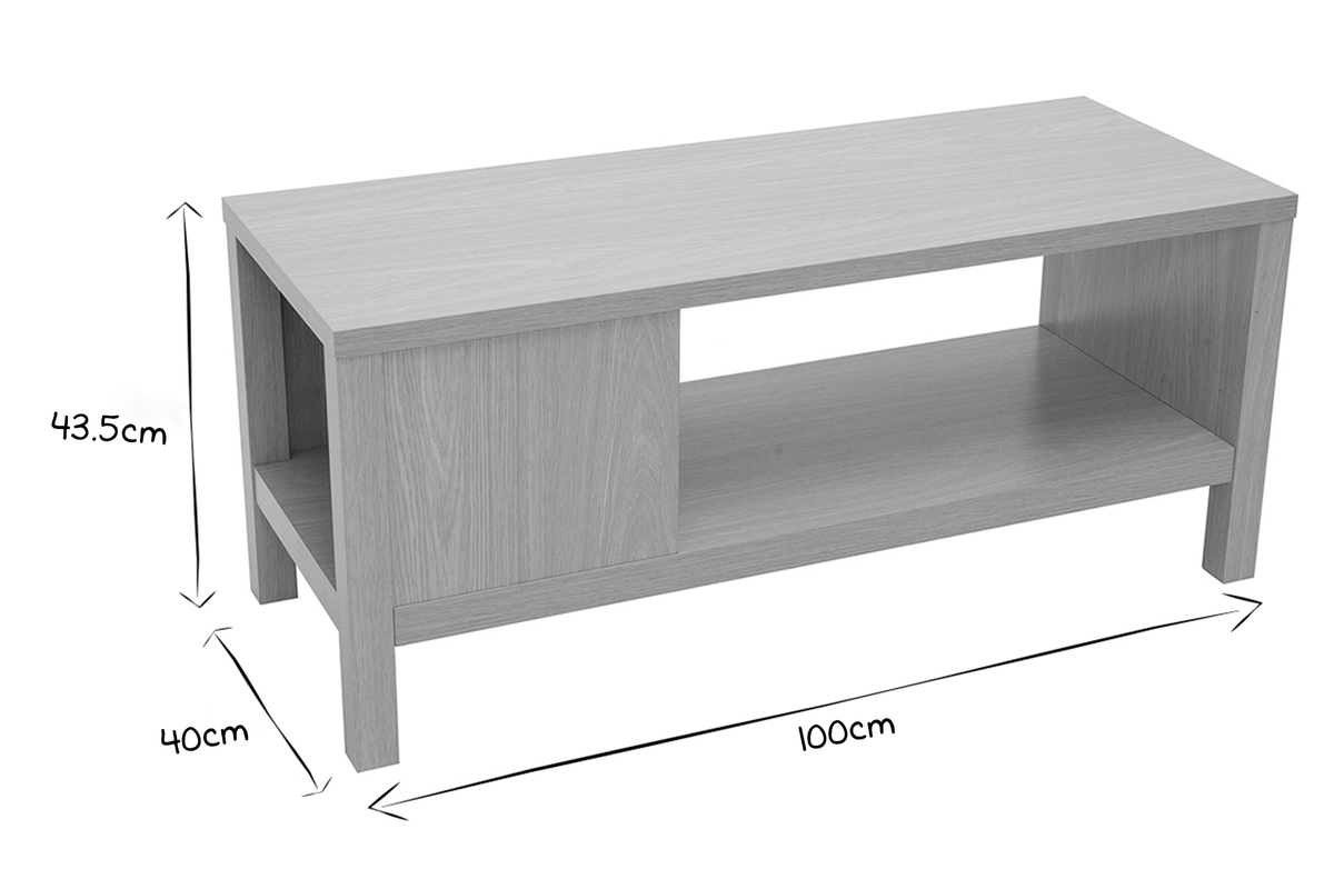 Banc d'entre avec rangement finition bois clair chne avec coussin banquette grge L100 cm GUMBY