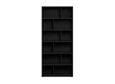 Bibliothèque design bois noir l92 epure - Conforama