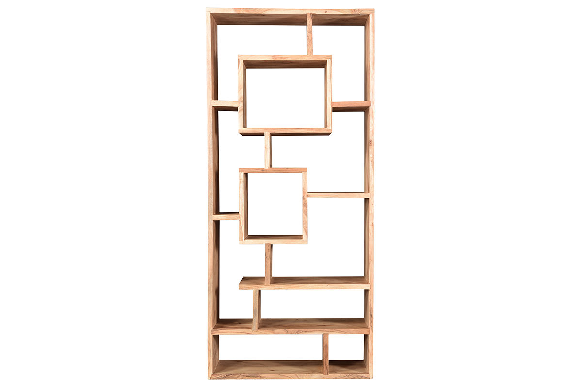 Bibliothque ouverte design en bois massif L80 cm CHAPMAN