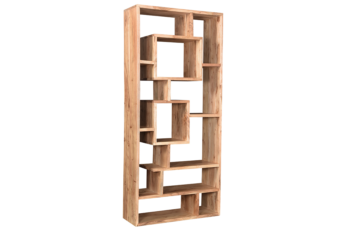 Bibliothque ouverte design en bois massif L80 cm CHAPMAN