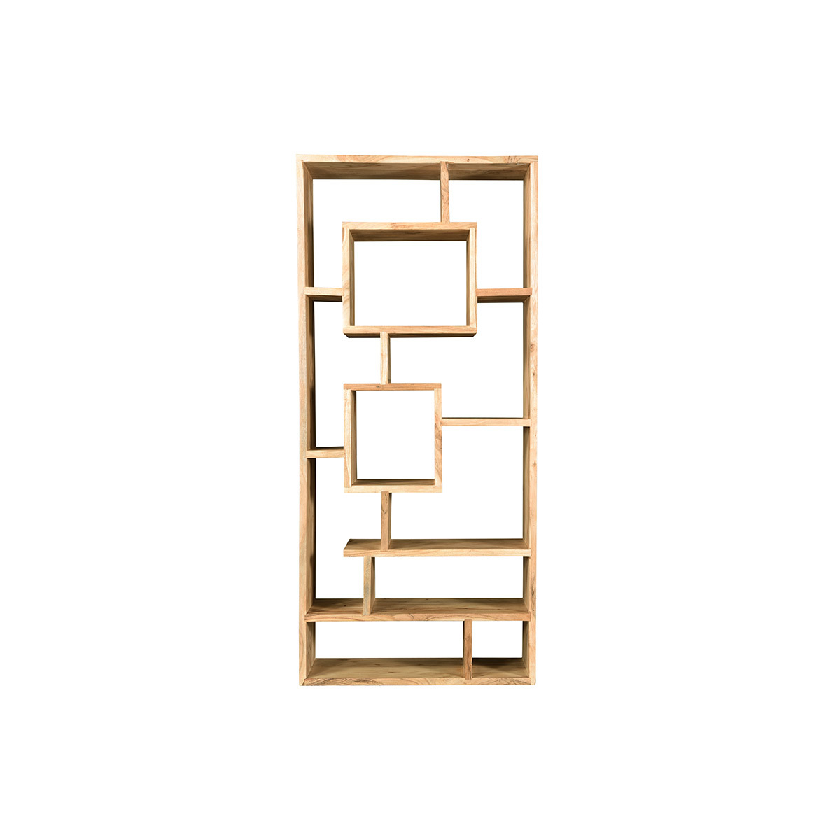 Bibliothèque ouverte design en bois massif L80 cm CHAPMAN