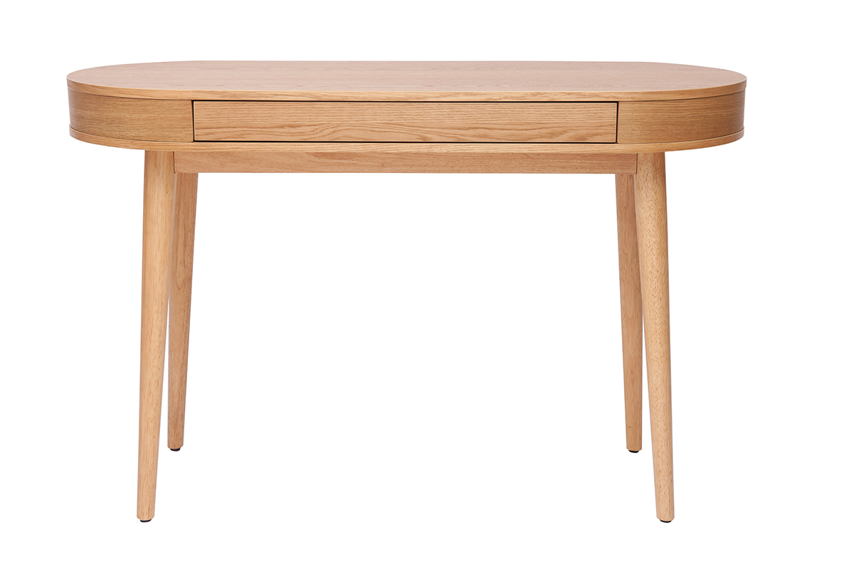 Bureau avec tiroir en bois clair L120 cm JUDITH