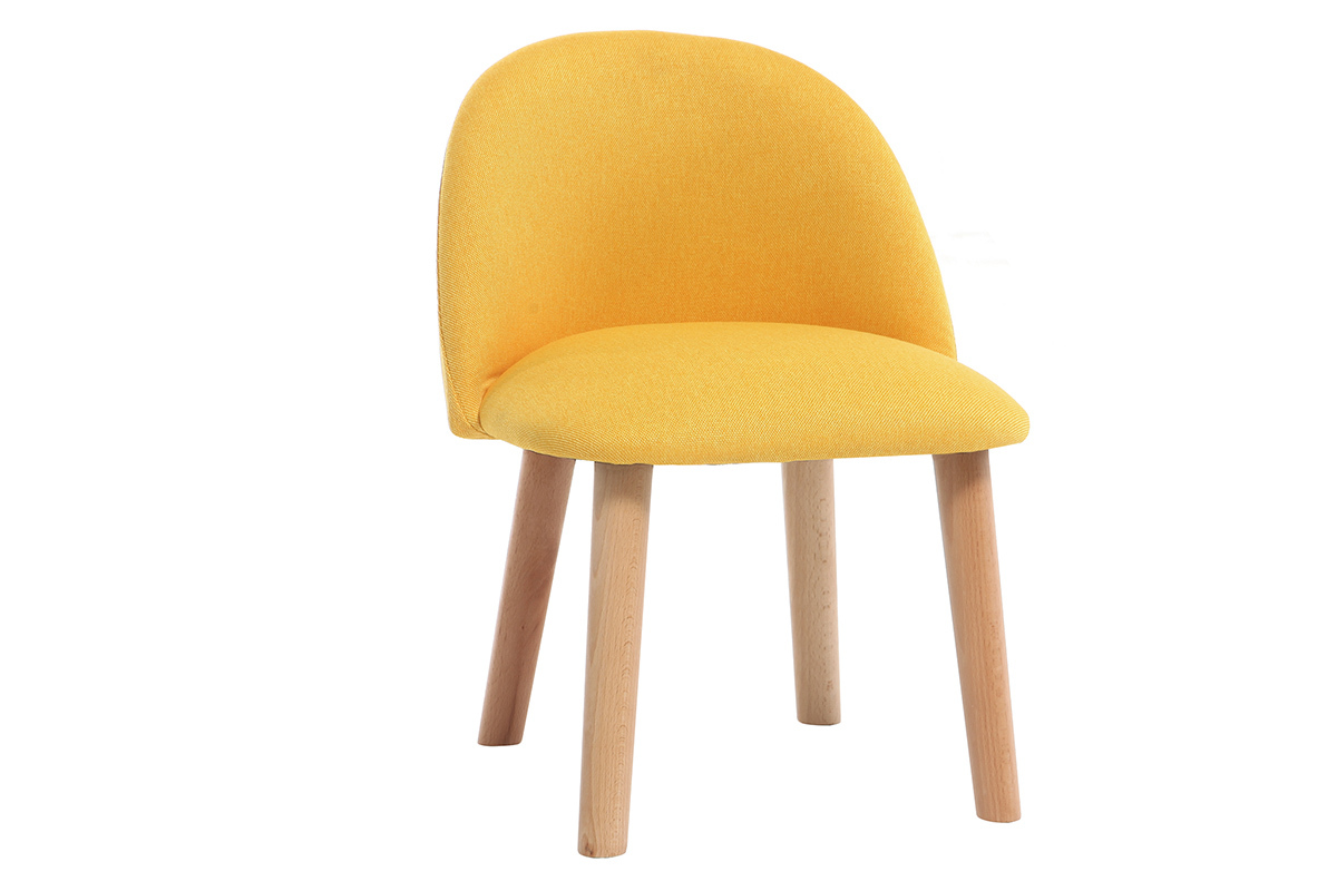 Chaise enfant design jaune BABY CELESTE