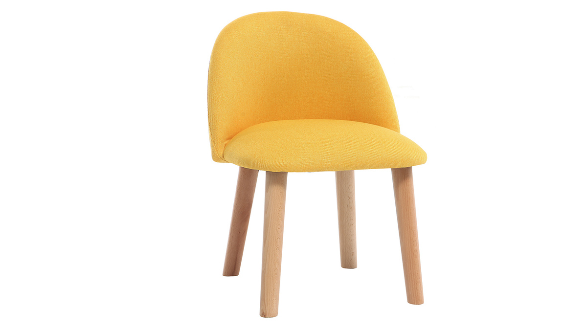 Chaise enfant design jaune BABY CELESTE