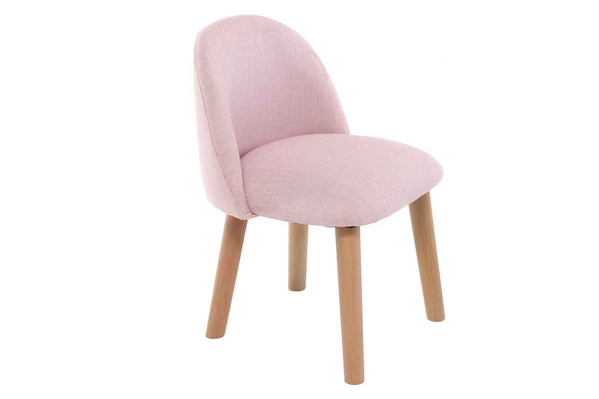 Chaise enfant design rose BABY CELESTE