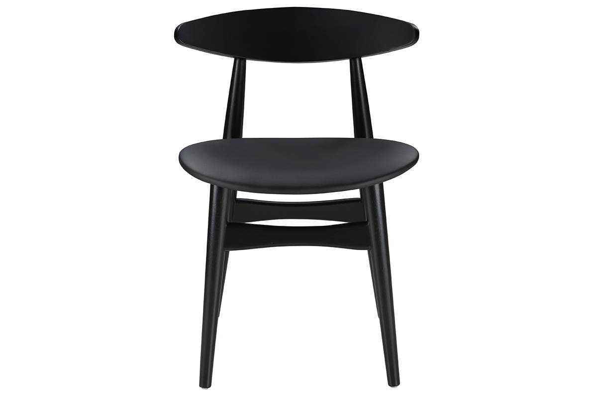 Chaises design noires (lot de 2) WALFORD