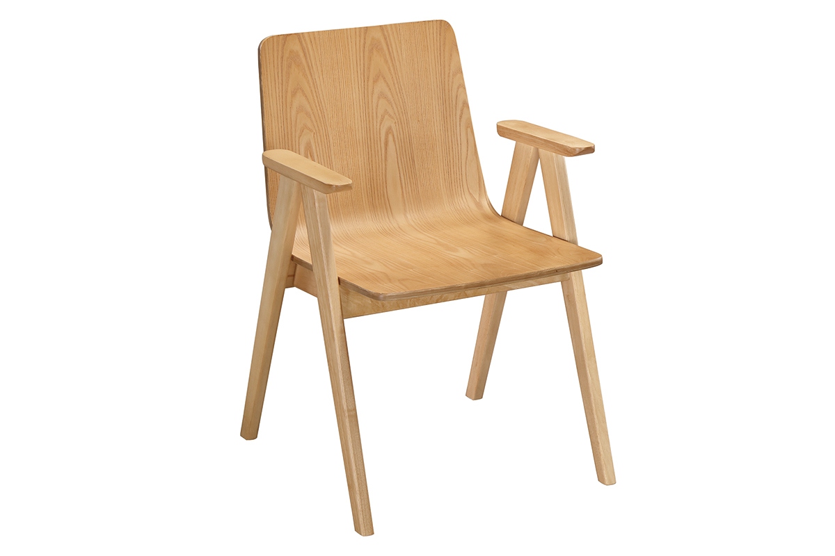 Chaises design scandinave chne (lot de 2) DANA