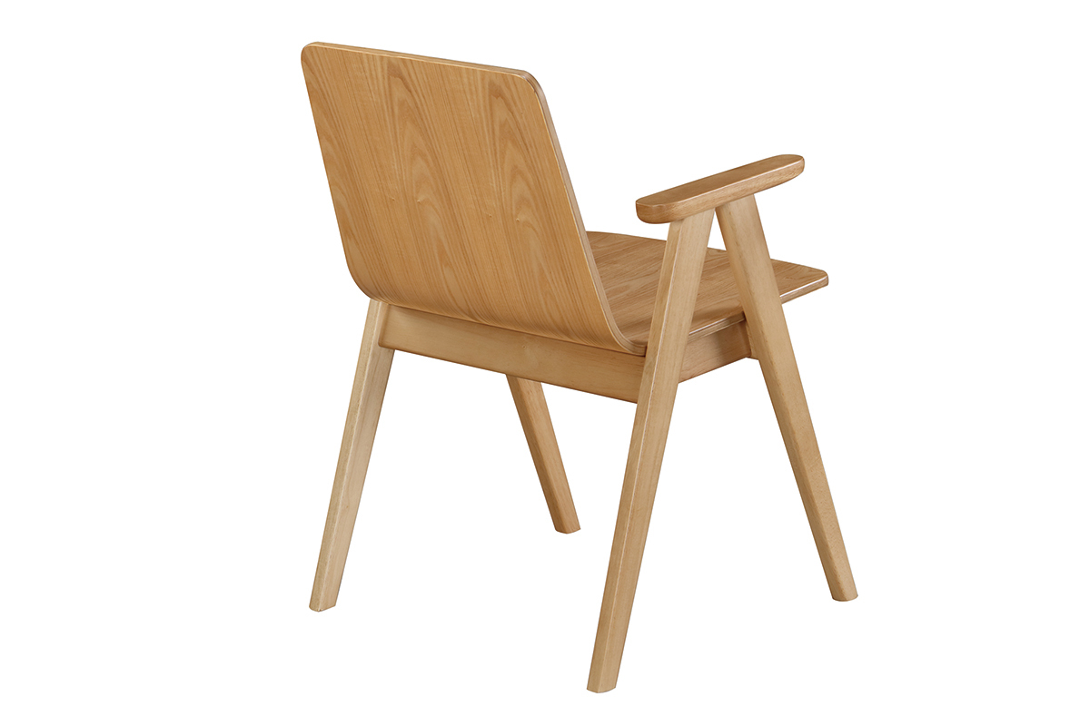 Chaises design scandinave chne (lot de 2) DANA