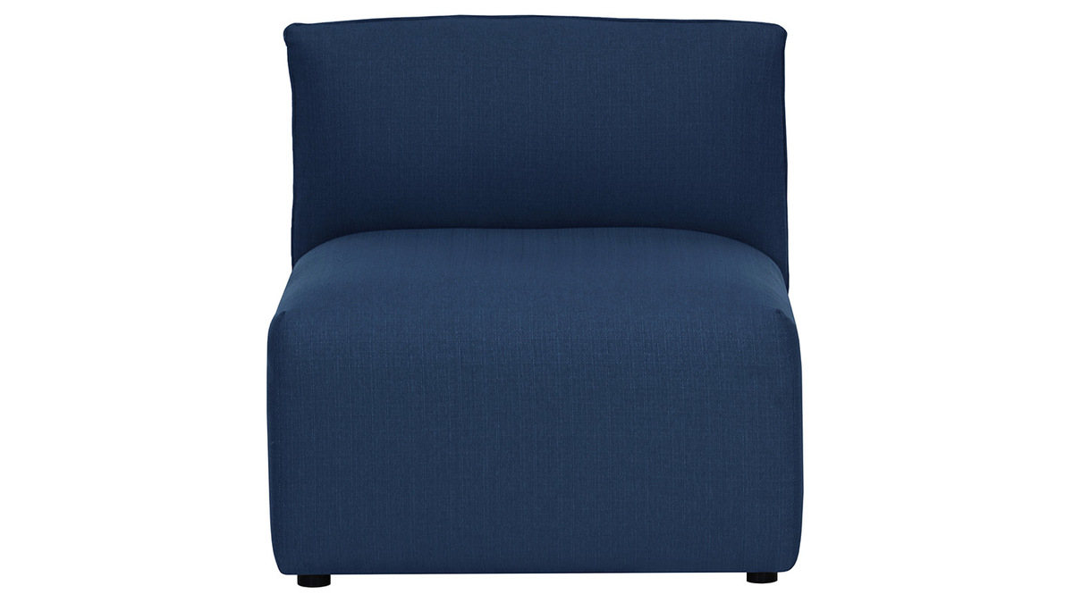 Chauffeuse design tissu bleu fonc MODULO