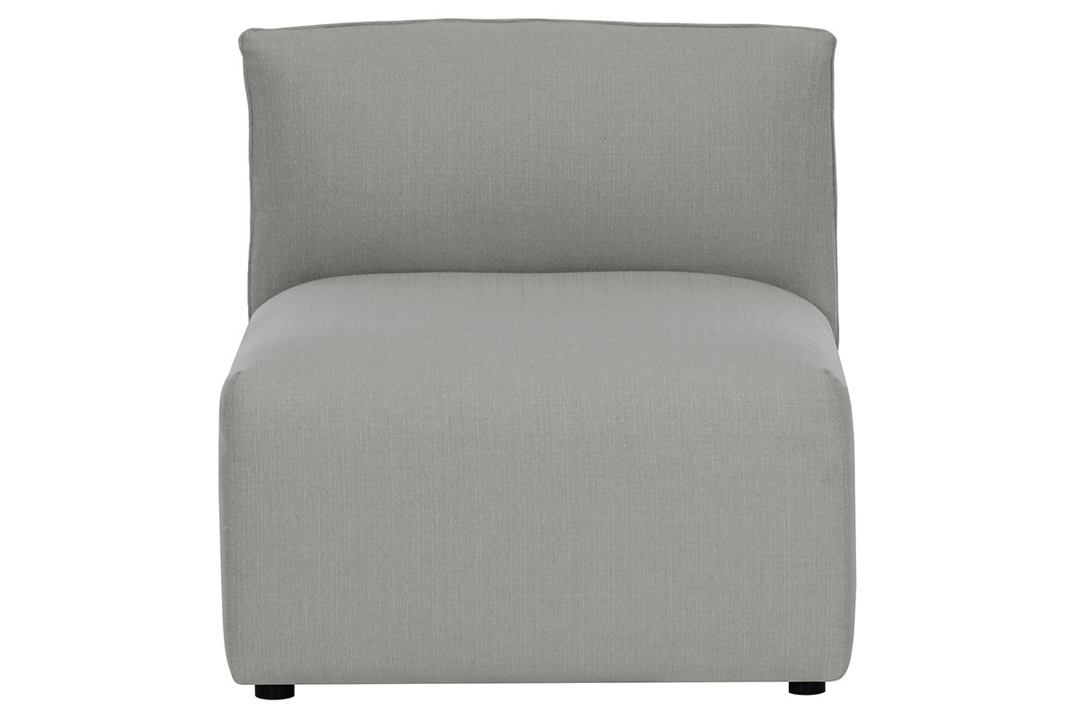 Chauffeuse design tissu gris MODULO