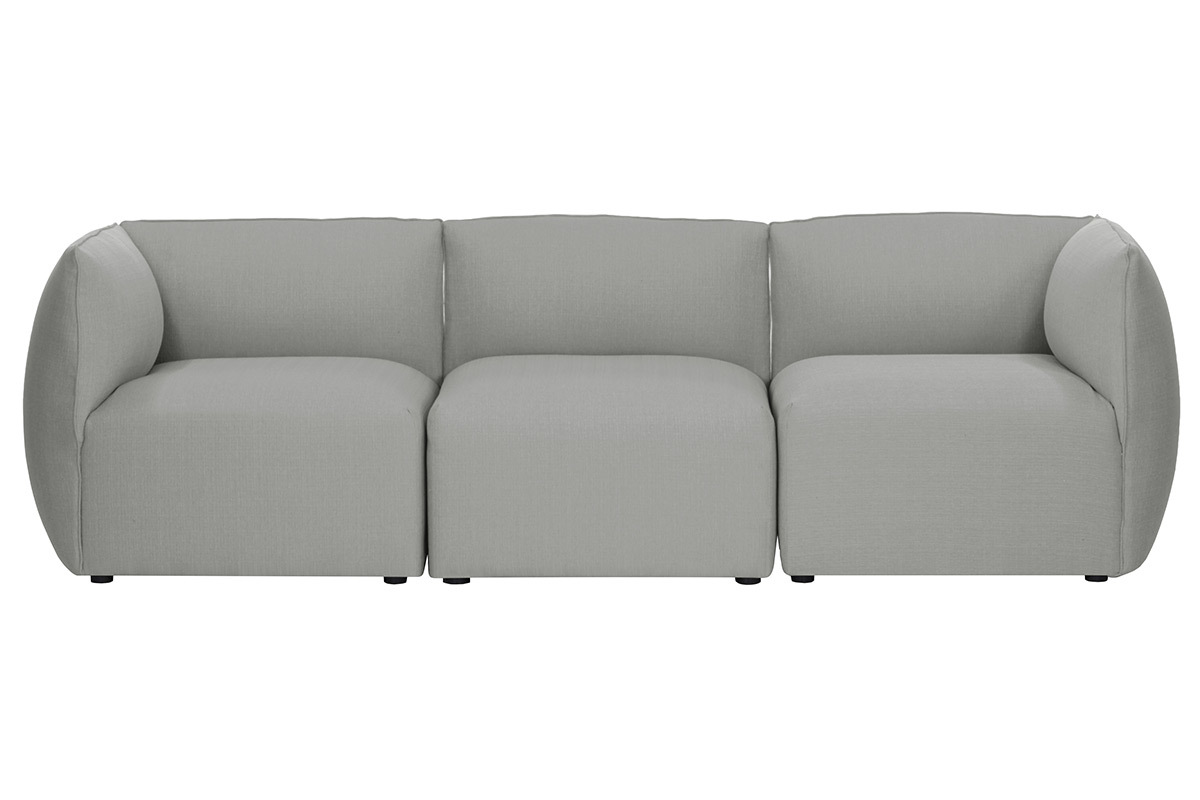 Chauffeuse design tissu gris MODULO