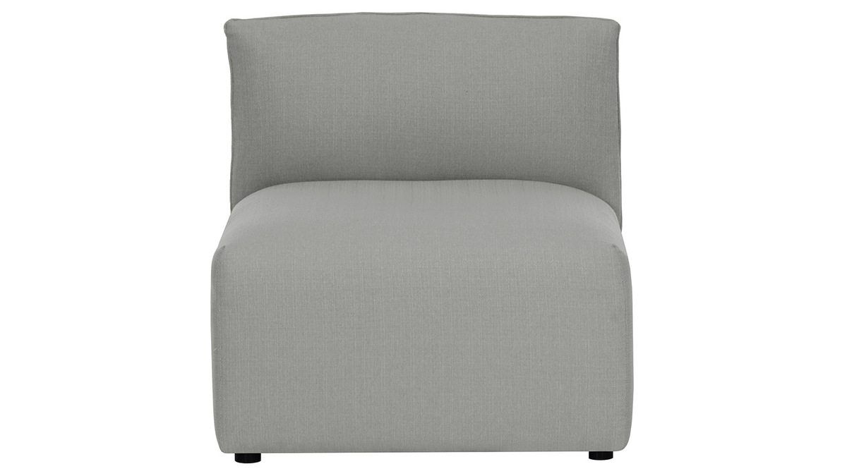 Chauffeuse design tissu gris MODULO