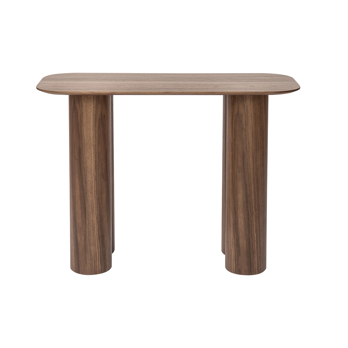 Console design en bois foncé L100 cm FOLEEN