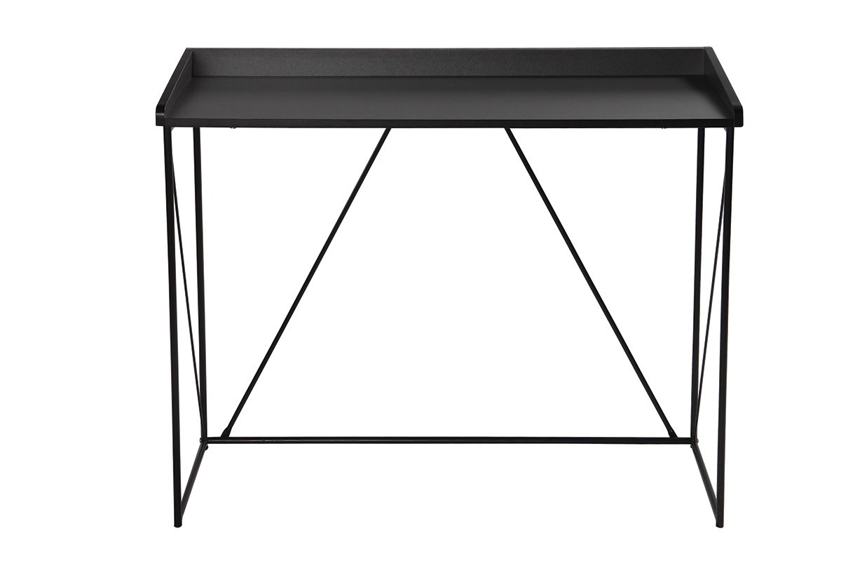 Console design noire L100 cm WALT