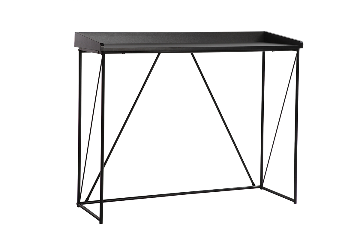 Console design noire L100 cm WALT