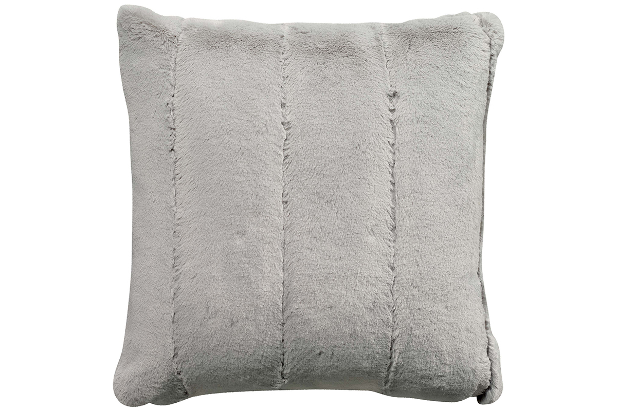 Coussin doux gris perle 45 x 45 cm CALIN