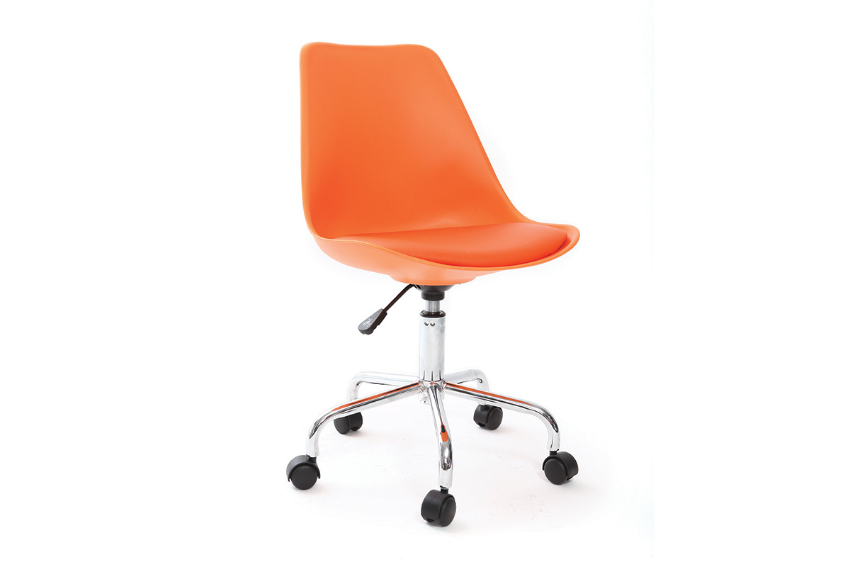 Fauteuil de bureau design orange NEW STEEVY V2