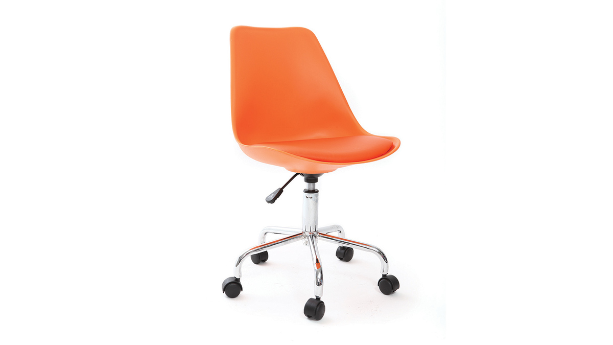 Fauteuil de bureau design orange NEW STEEVY V2