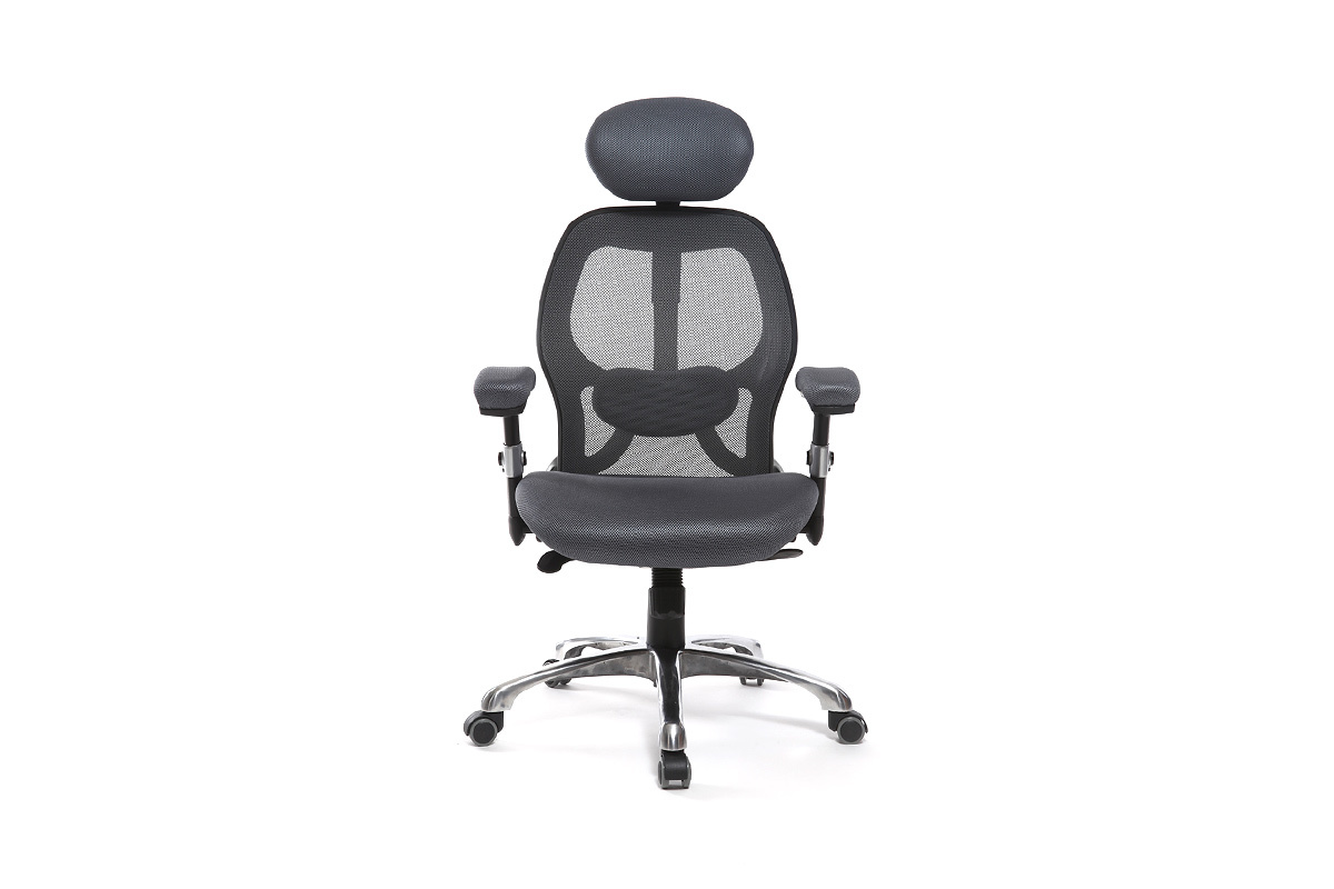 Fauteuil de bureau ergonomique gris ULTIMATE V2 plus