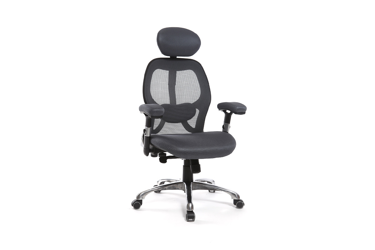 Fauteuil de bureau ergonomique gris ULTIMATE V2 plus