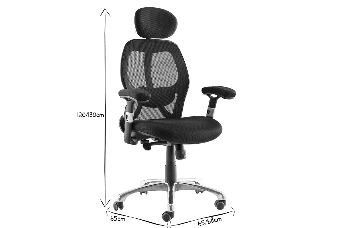 Fauteuil de bureau ergonomique gris ULTIMATE V2 plus