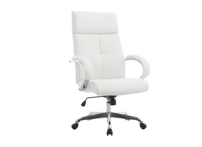 Fauteuil De Bureau Blanc Miliboo