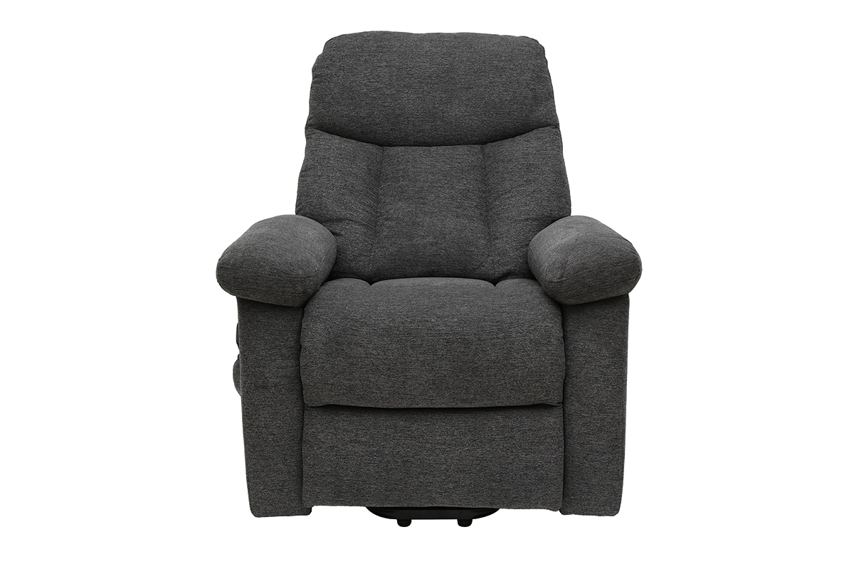 Fauteuil Relax électrique Inclinable En Tissu Gris Movie