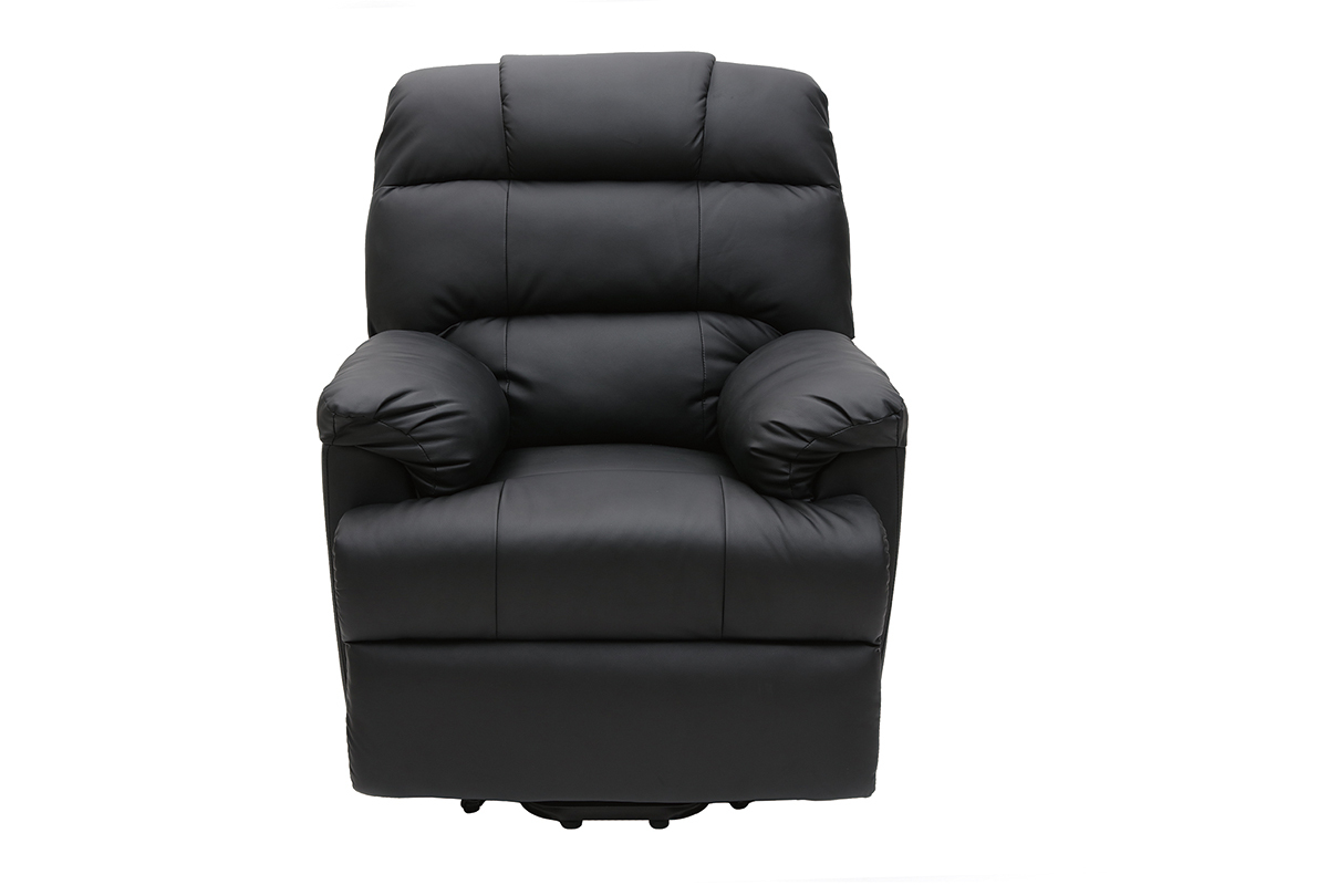 Fauteuil relax lectrique releveur noir PHOEBE