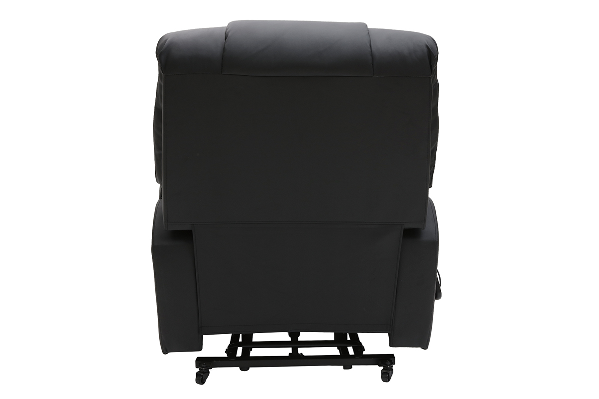 Fauteuil relax lectrique releveur noir PHOEBE