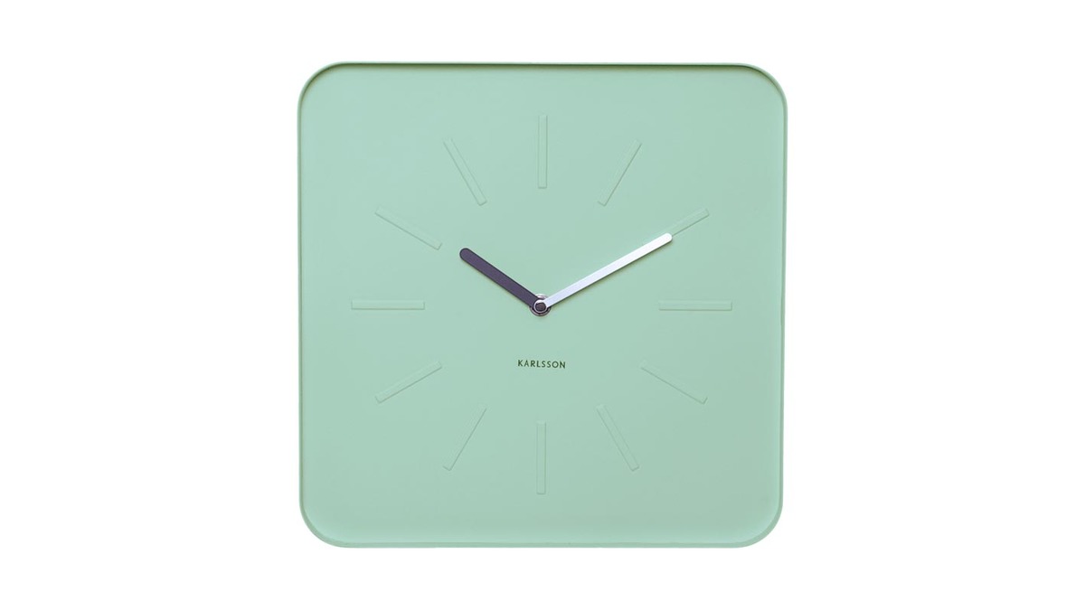 Horloge design Vert pastel SIVA