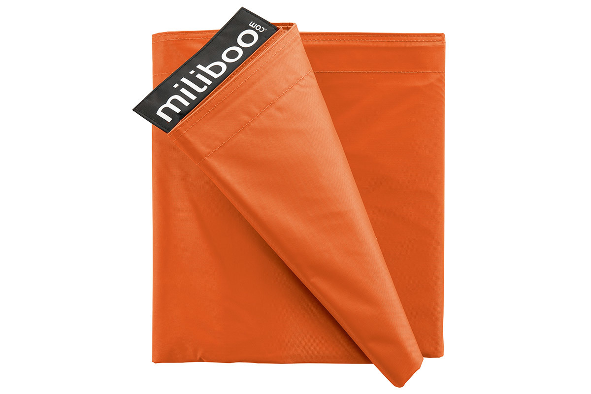 Housse de pouf gant orange BIG MILIBAG