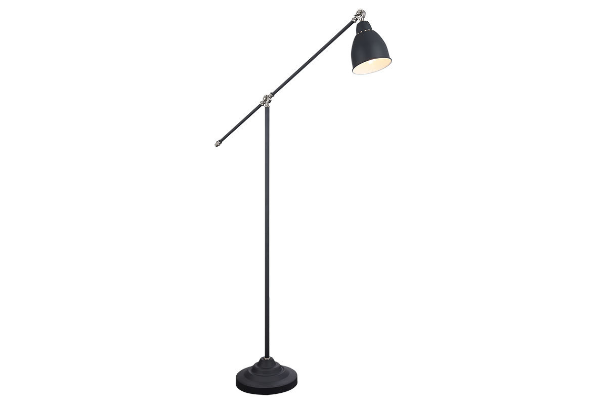 Lampadaire indus mtal noir PROJECT