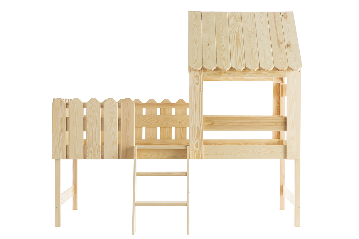 Lit cabane enfant en pin massif LITTLE HOUSE