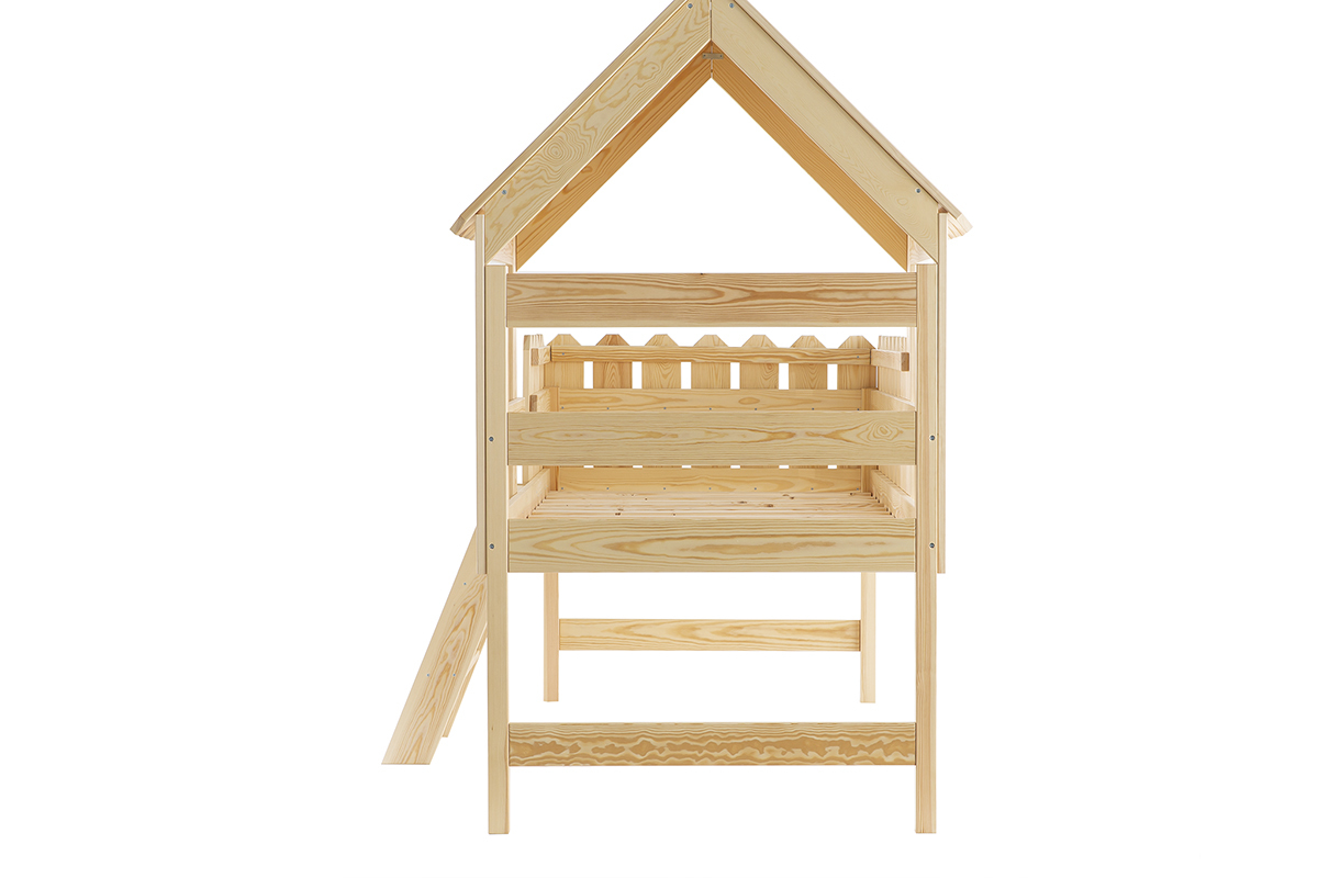 Lit cabane enfant en pin massif LITTLE HOUSE