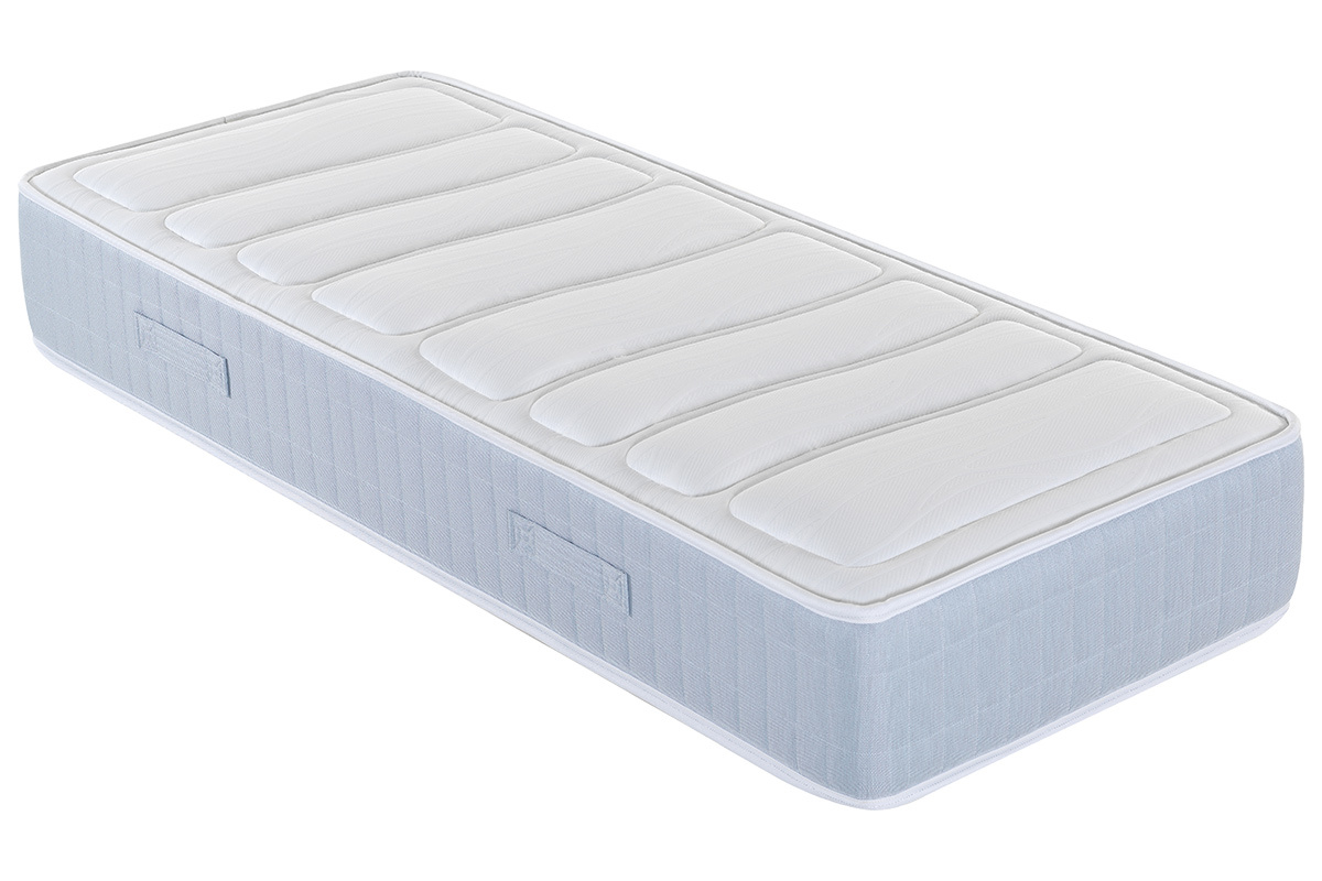 Matelas 80x200 cm  ressorts ensachs avec accueil mousse  mmoire de forme 25 cm BEN