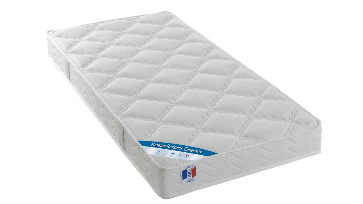 Matelas ressorts ensachs 90x190cm ORIAN