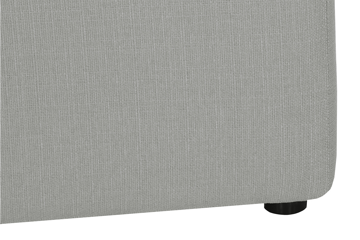 Repose-pieds design tissu gris MODULO