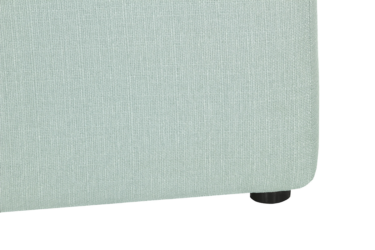 Repose-pieds design tissu vert menthe MODULO