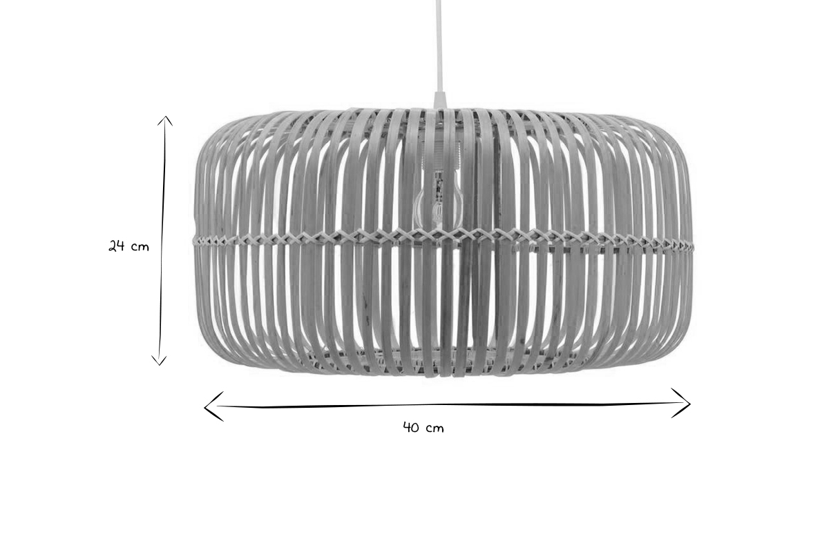 Suspension en bambou D40 cm HANOI