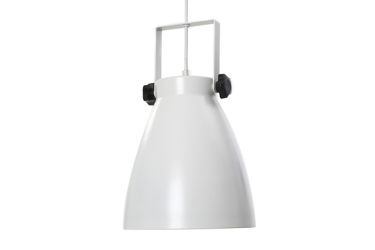 Suspension industrielle blanc LOWIE