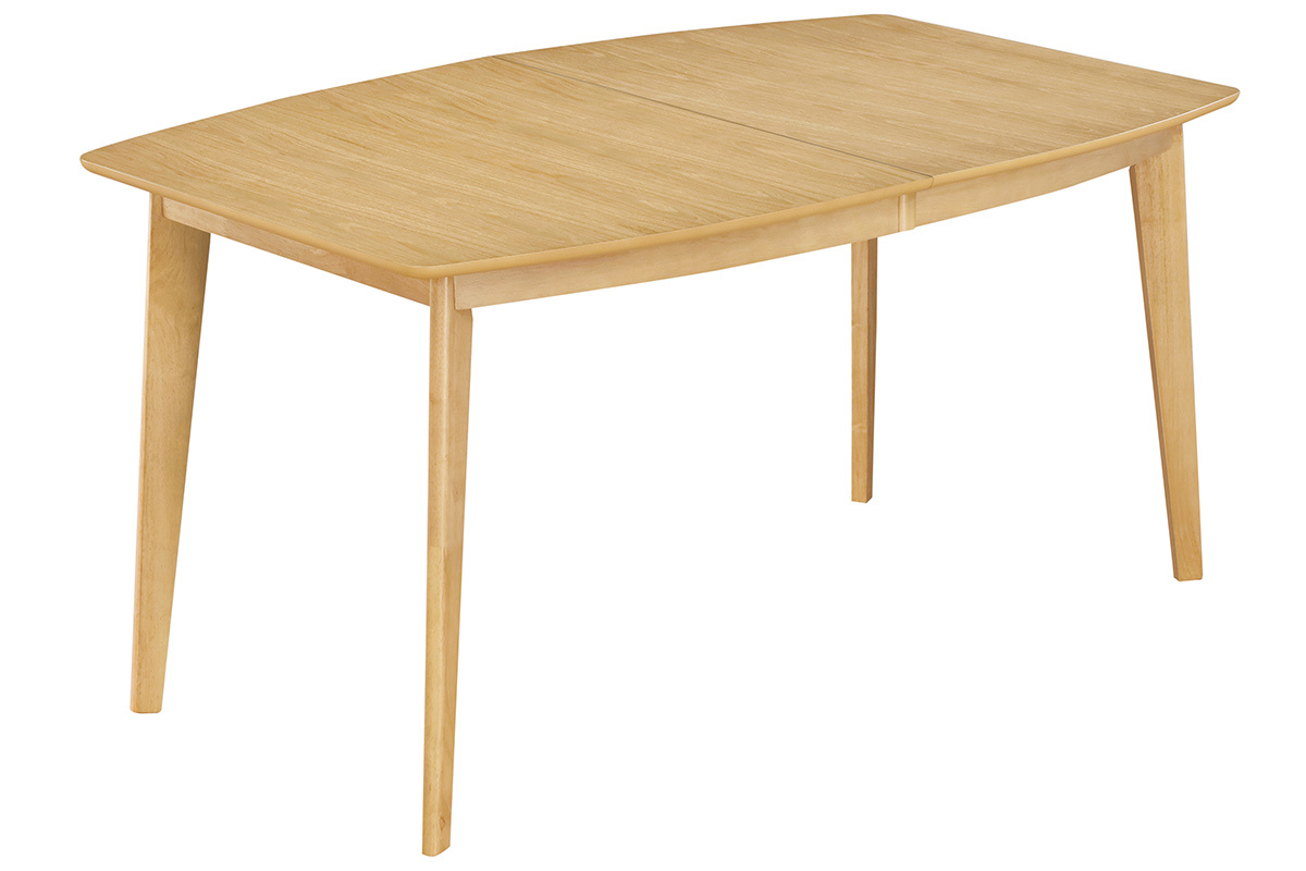 Table  manger extensible scandinave en bois clair L150-200 LEENA