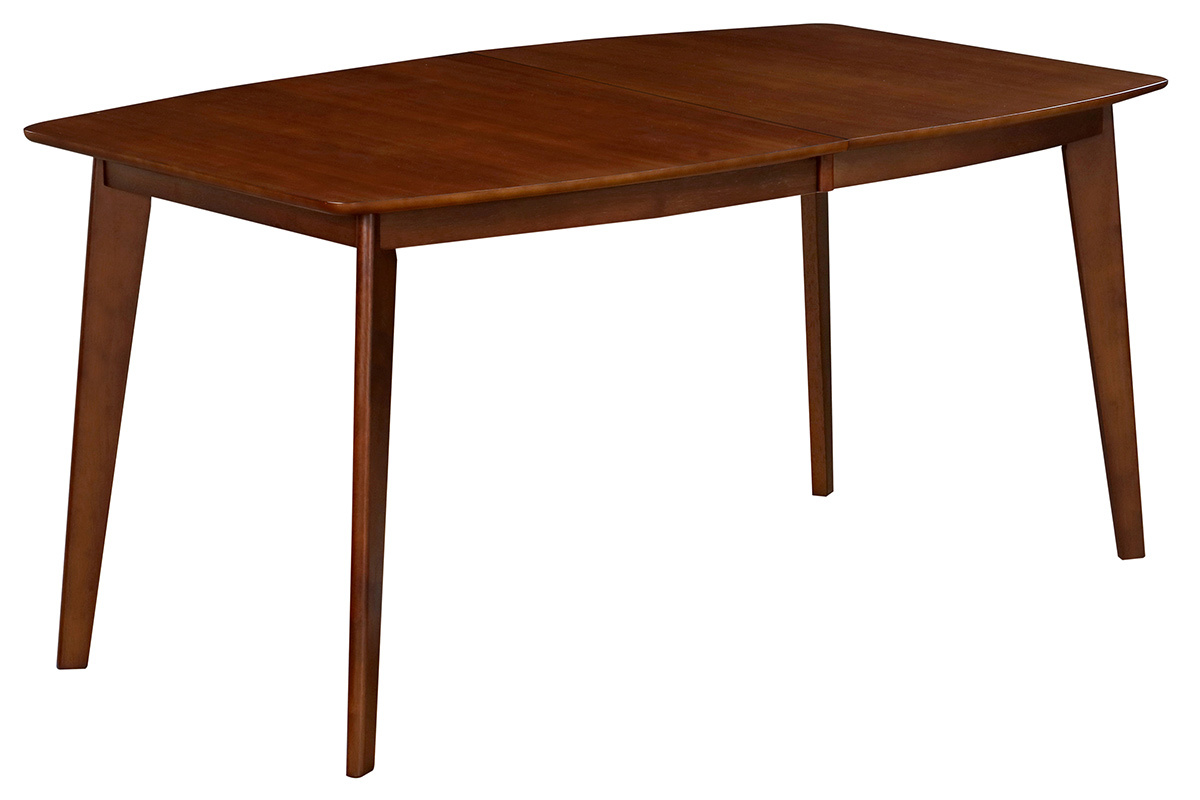 Table  manger extensible scandinave noyer L150-200 cm LEENA