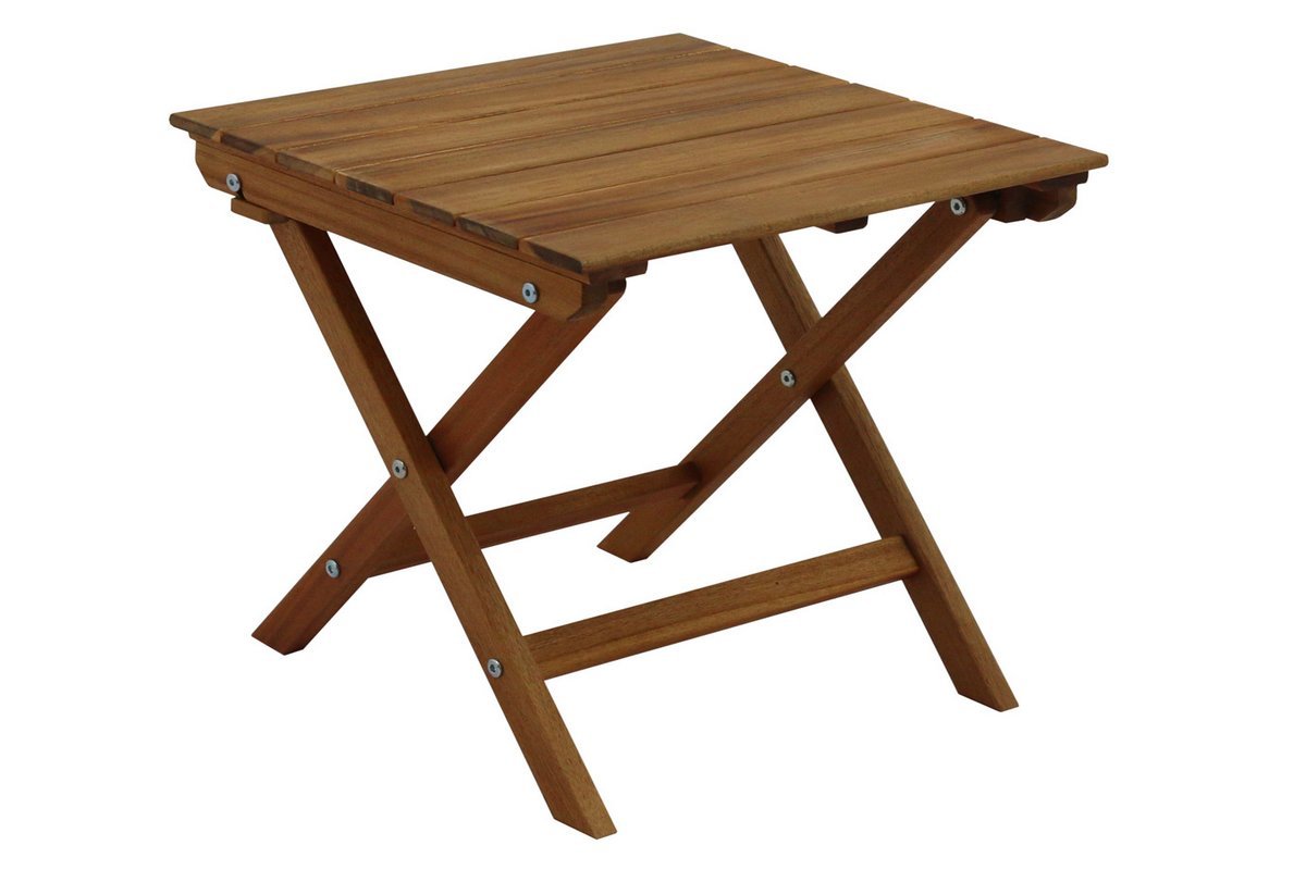 Table basse de jardin pliante en bois massif L40 cm ITZA