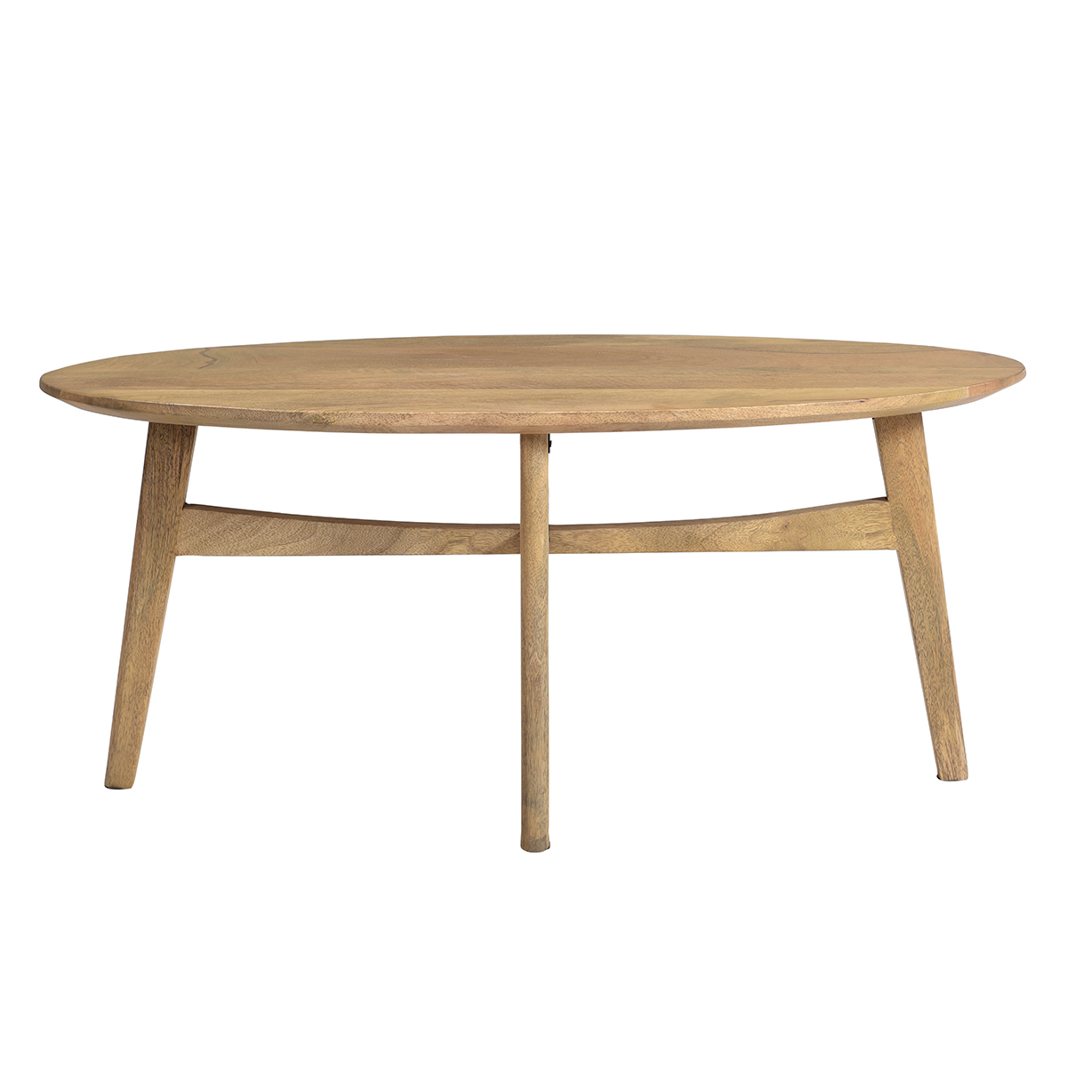 Table basse ovale bois manguier massif L100 cm PALEY