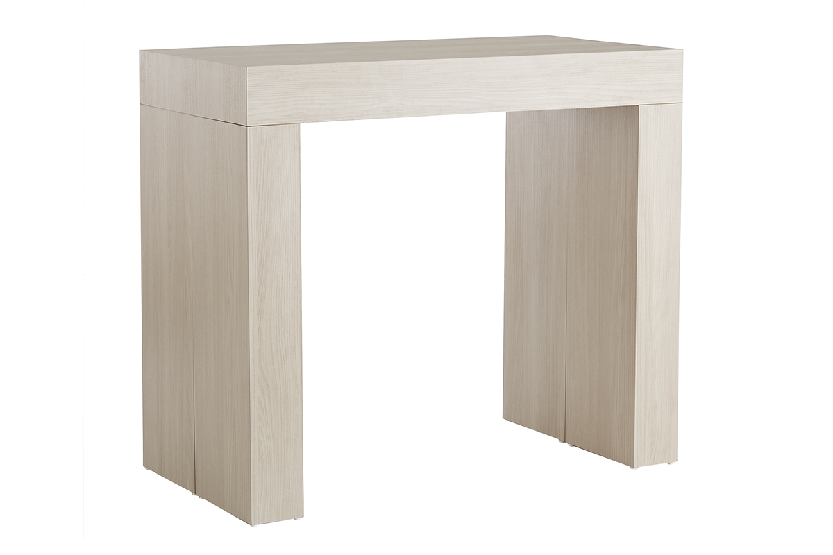 Table console extensible design finition chne L46-291 cm COMO