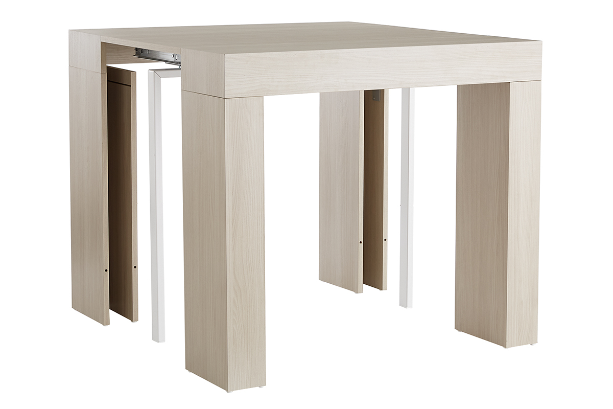 Table console extensible design finition chne L46-291 cm COMO