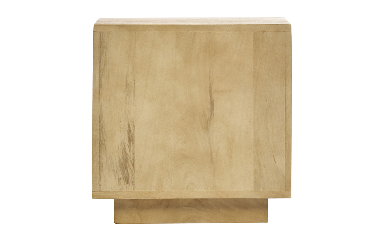 Table de chevet avec tiroir en bois manguier massif L45 MATCHA