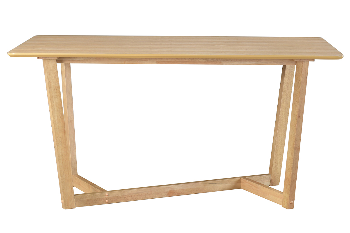 Table design rectangulaire en bois clair L150 cm KOUK