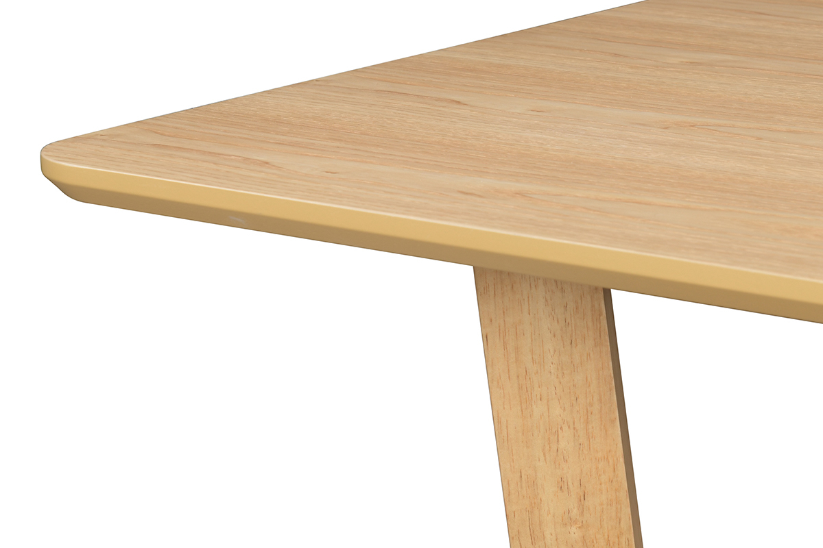 Table design rectangulaire en bois clair L150 cm KOUK